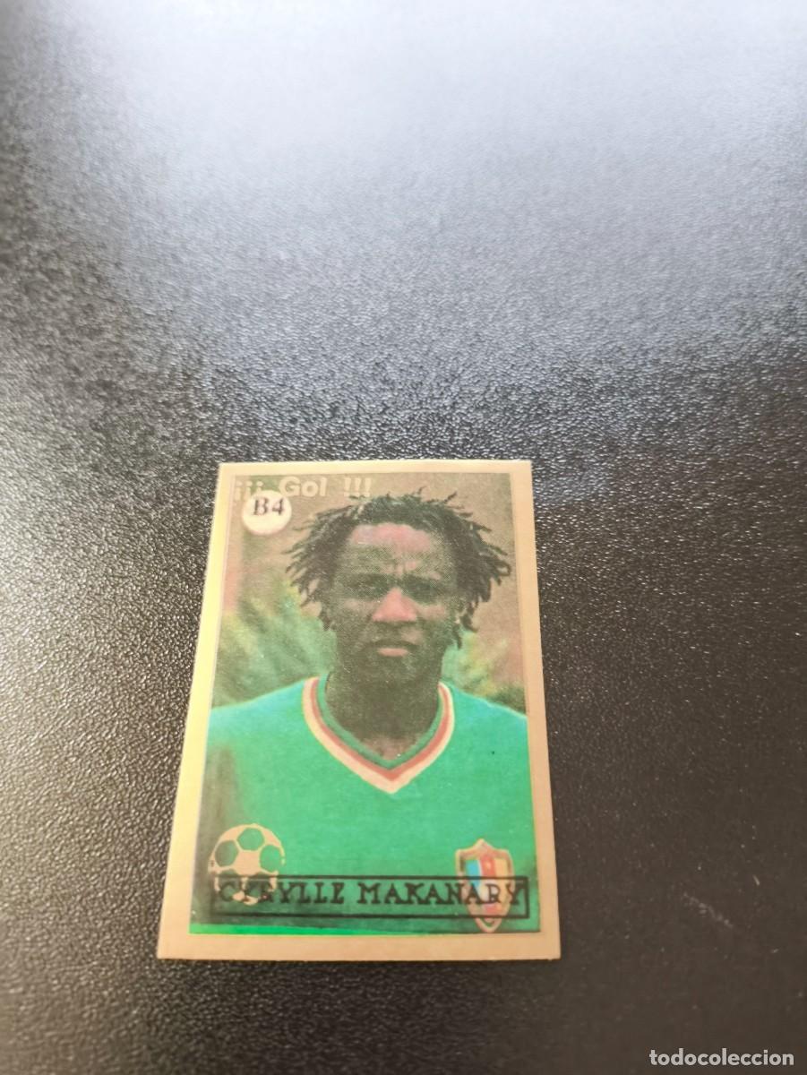 Cromos de F&uacute;tbol: B4 CYRILLE MAKANARY CAMERUN CAMEROUN REYAUCA WORLD CUP MUNDIAL ITALIA ITALY 1990 NO PANINI