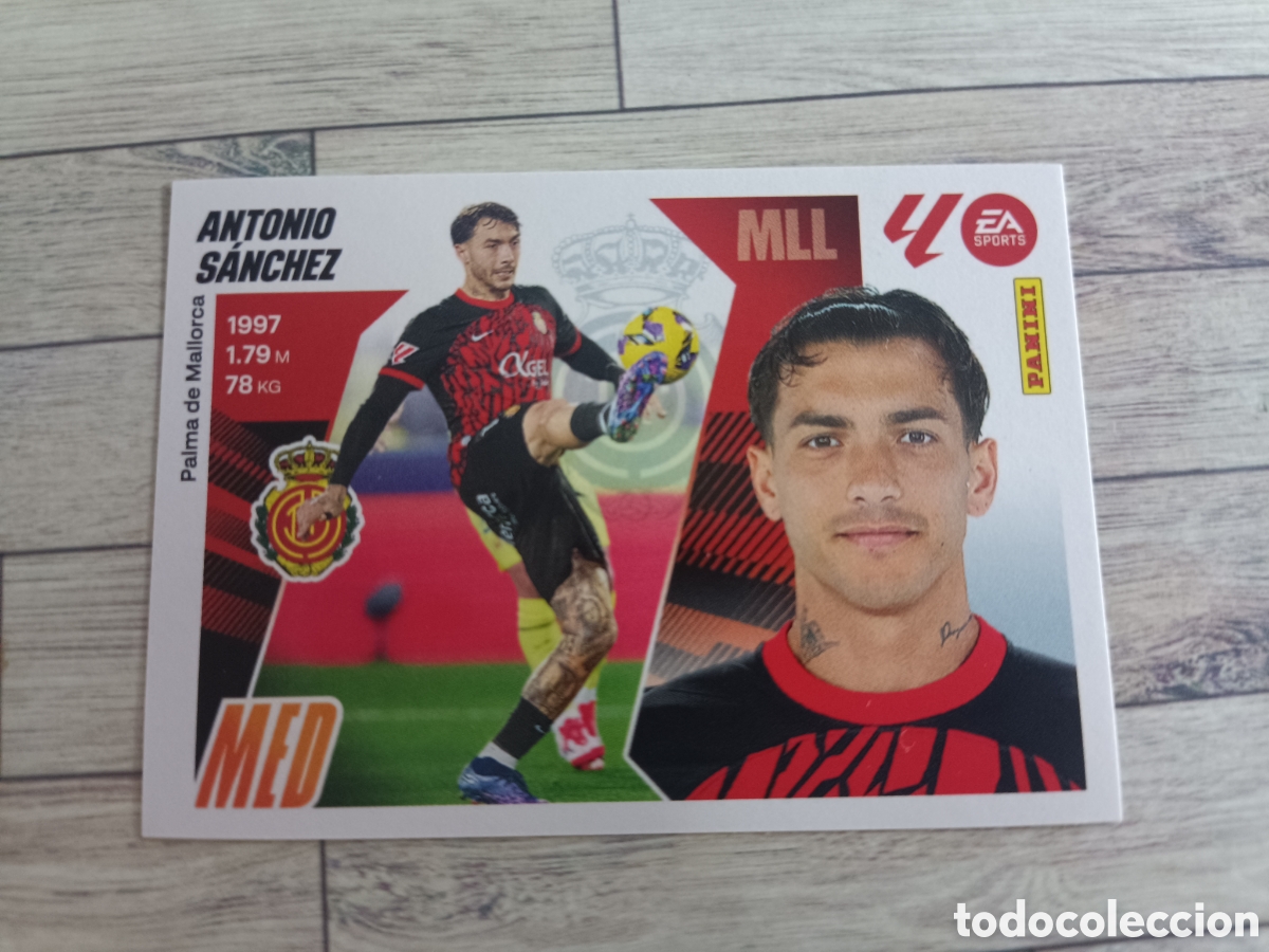 Cromos de F&uacute;tbol: 14 ANTONIO SANCHEZ MALLORCA LIGA ESTE 2025 2026 PANINI 25 26 SIN PEGAR
