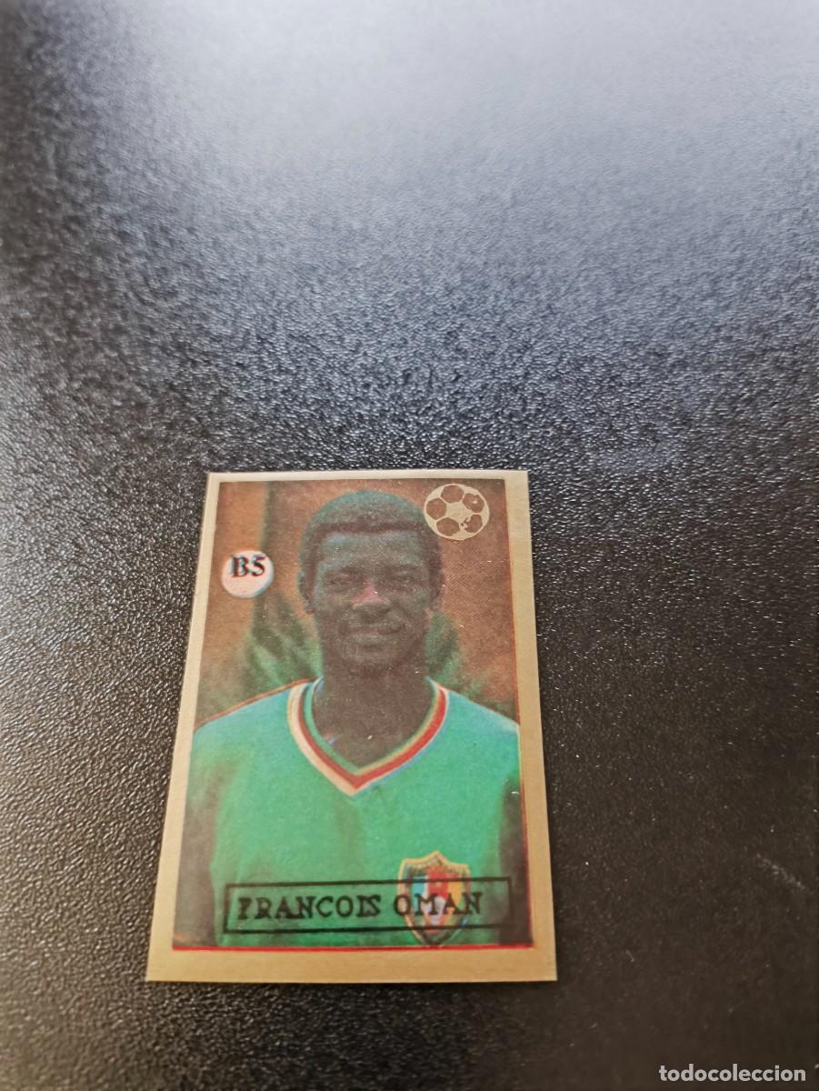 Cromos de F&uacute;tbol: B5 FRAN&Ccedil;OIS OMAN CAMERUN CAMEROUN REYAUCA WORLD CUP MUNDIAL ITALIA ITALY 1990 NO PANINI