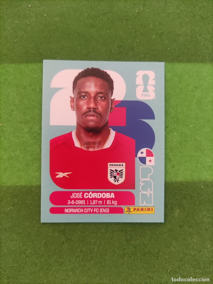 Cromos de F&uacute;tbol: C&oacute;rdoba Panam&aacute; PAN 8 Sticker Mundial 2026 FIFA World Cup / Sin pegar