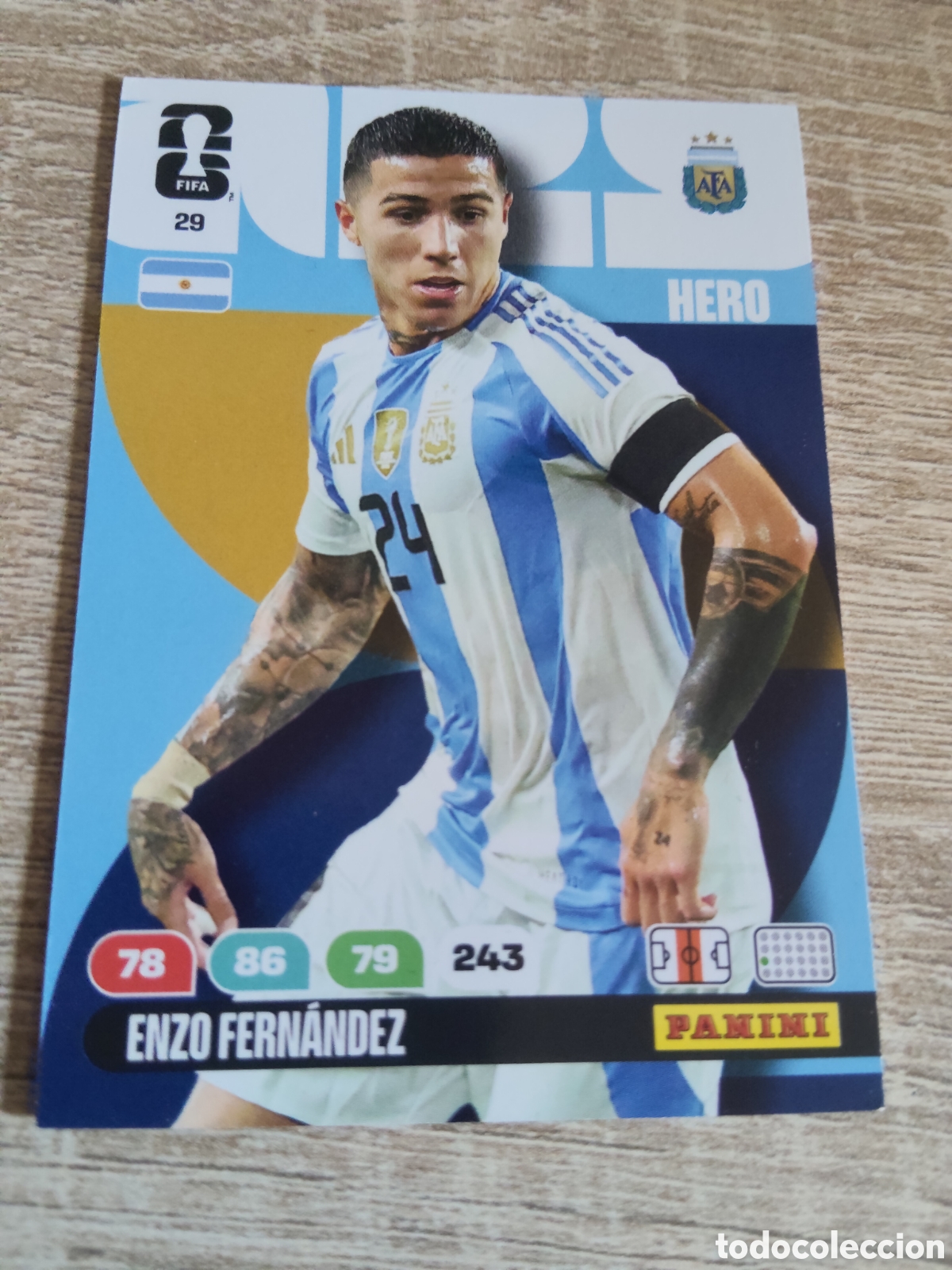 Cartes &agrave; collectionner de Football: Panini Adrenalyn mundial 2026 29 Enzo Fern&aacute;ndez Argentina