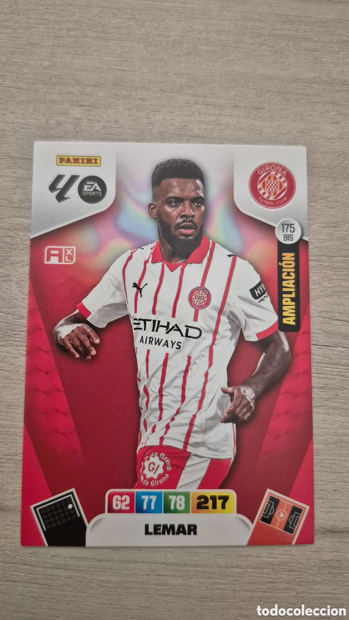 Cromos de Futebol: N&deg;175Bis Girona Lemar Adrenalyn 25/26