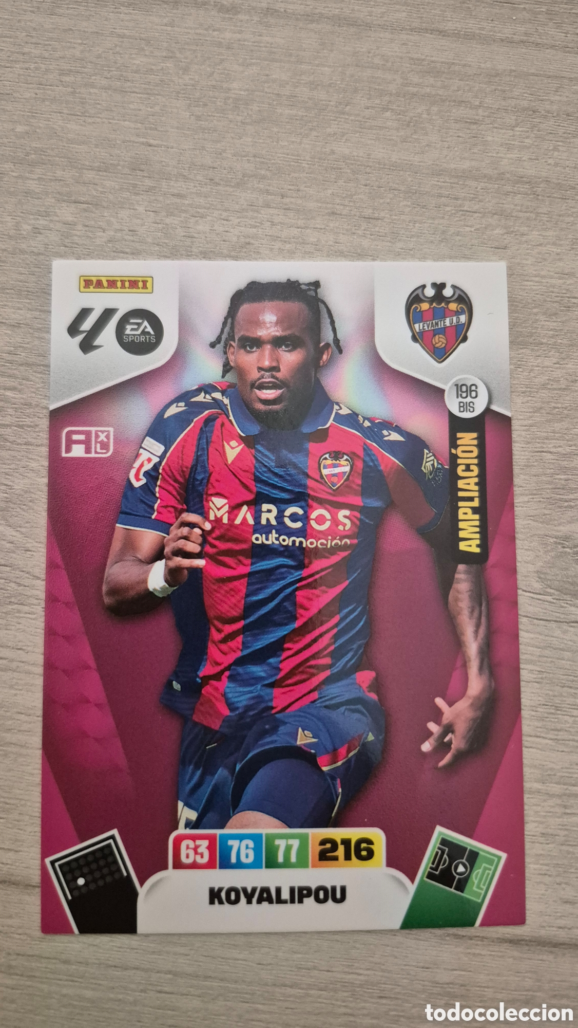 Cromos de Futebol: N&deg;196Bis Levante Koyalipou Adrenalyn 25/26