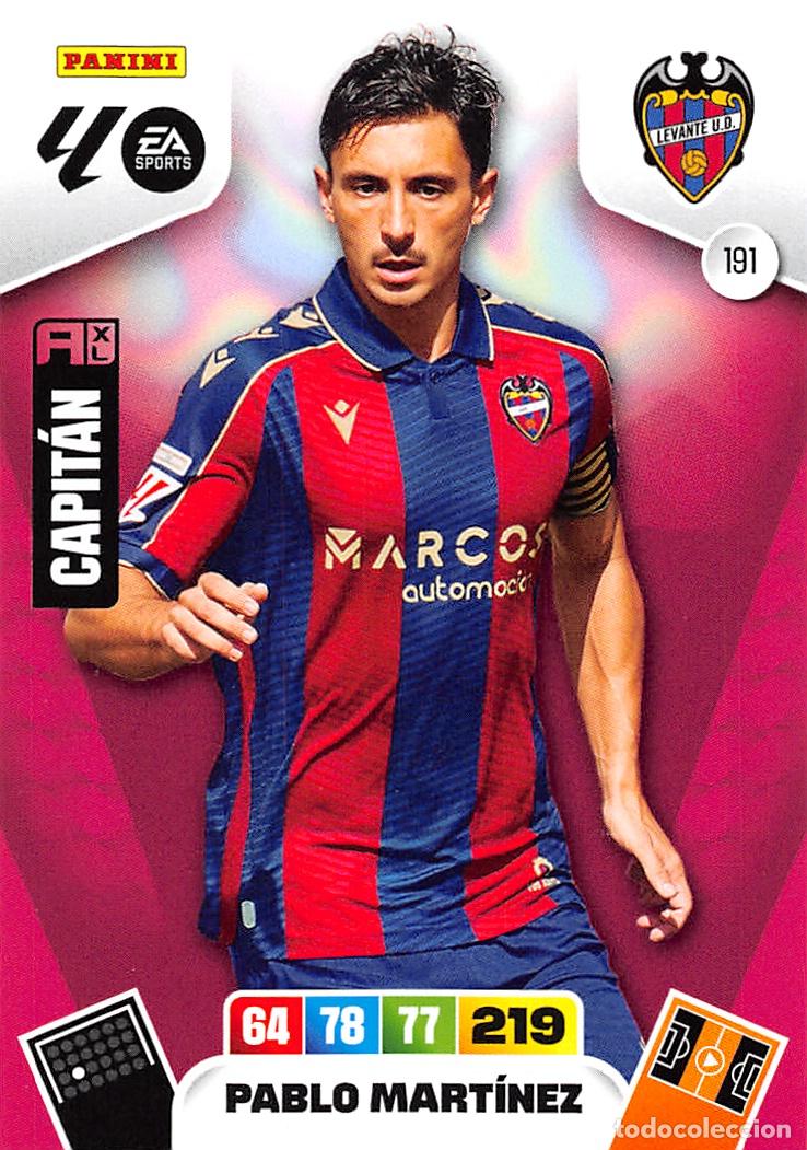 Cromos de F&uacute;tbol: PANINI ADRENALYN 25/26 2025/2026 #191 PABLO MARTINEZ (LEVANTE U.D.)