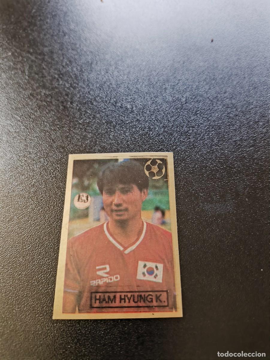 Cromos de F&uacute;tbol: E3 HAM HYUNG KOREA DEL SUR SOUTH KOREA REYAUCA WORLD CUP MUNDIAL ITALIA ITALY 1990 NO PANINI