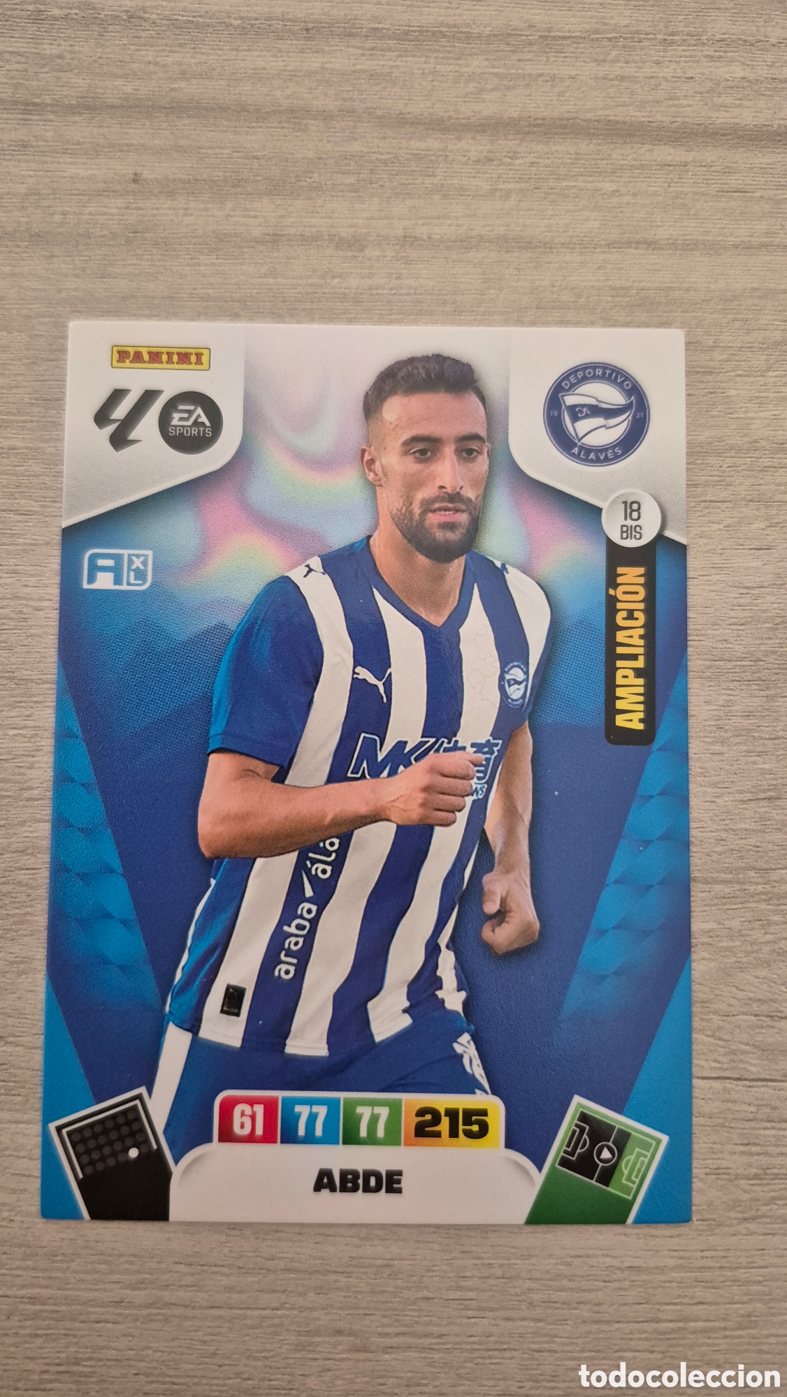 Cromos de F&uacute;tbol: N&deg;18Bis Alaves Abde Adrenalyn 25/26