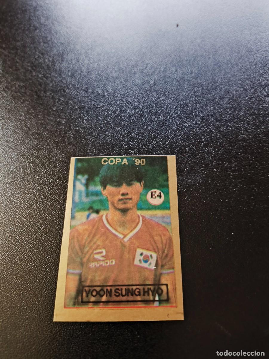 Fu&szlig;ball-Sticker: E4 YOON SUNG HYO KOREA DEL SUR SOUTH KOREA REYAUCA WORLD CUP MUNDIAL ITALIA ITALY 1990 NO PANINI