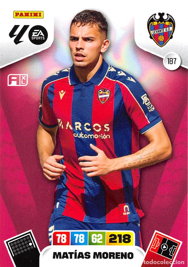 Fu&szlig;ball-Sticker: PANINI ADRENALYN 25/26 2025/2026 #187 MATIAS MORENO (LEVANTE U.D.)