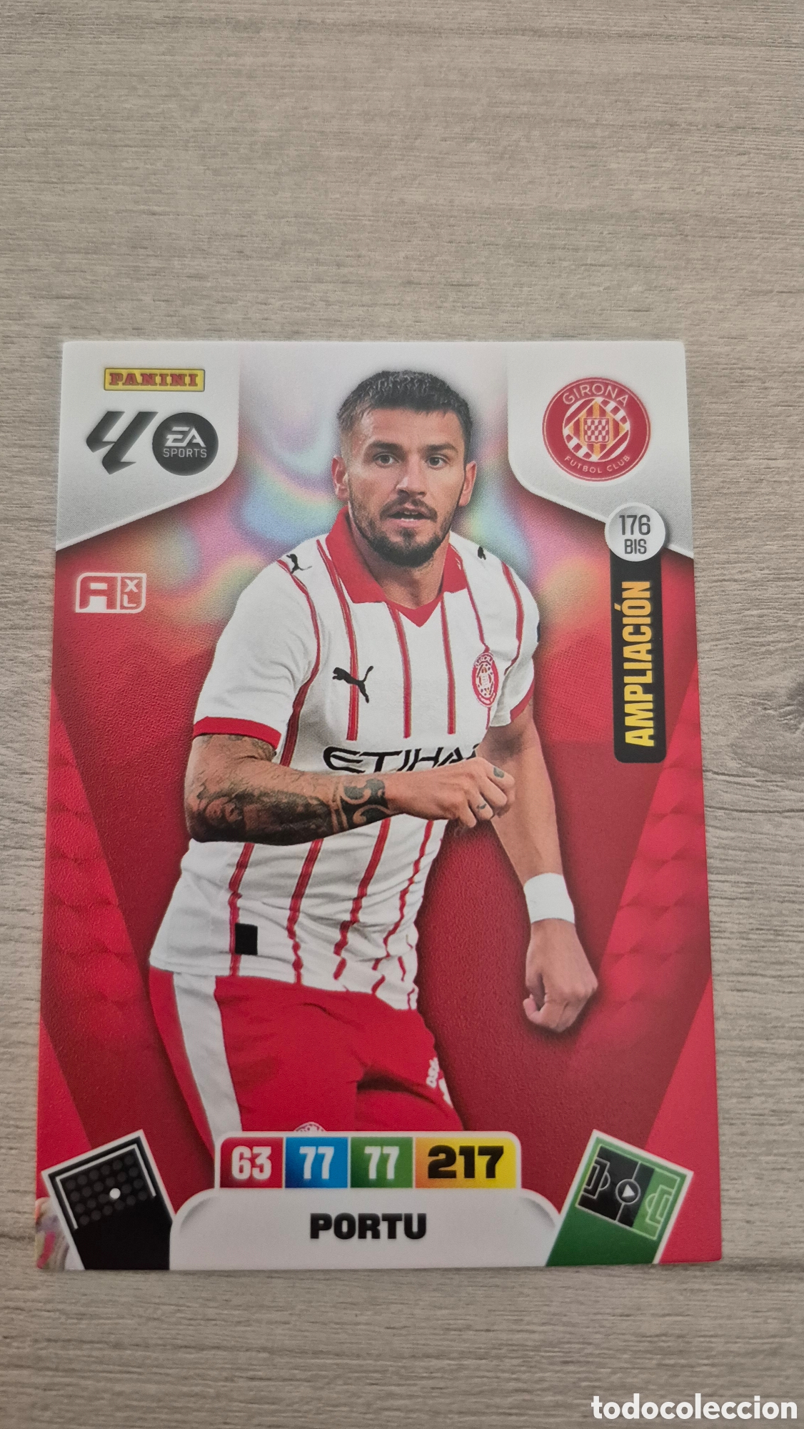 Fu&szlig;ball-Sticker: N&deg;176Bis Girona Portu Adrenalyn 25/26