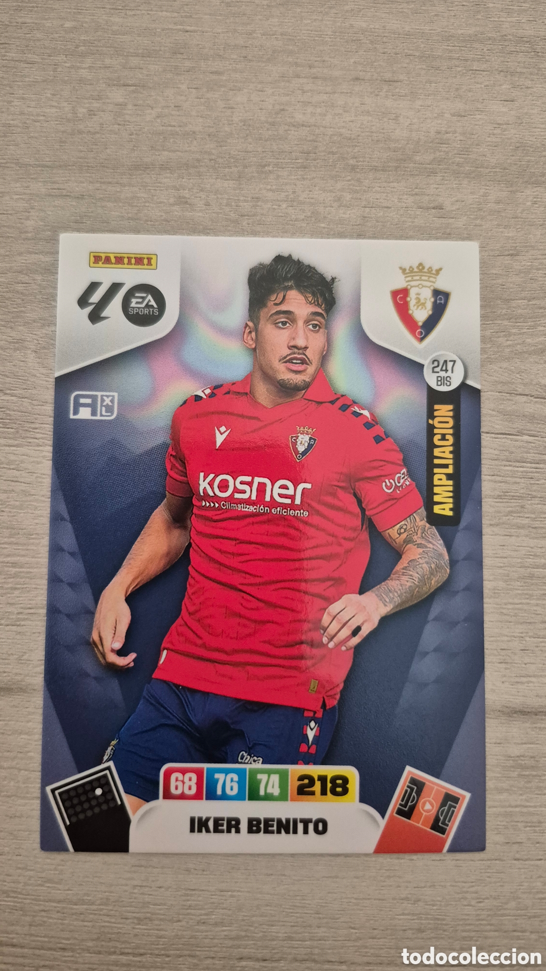 Fu&szlig;ball-Sticker: N&deg;247Bis Osasuna Iker Benito Adrenalyn 25/26