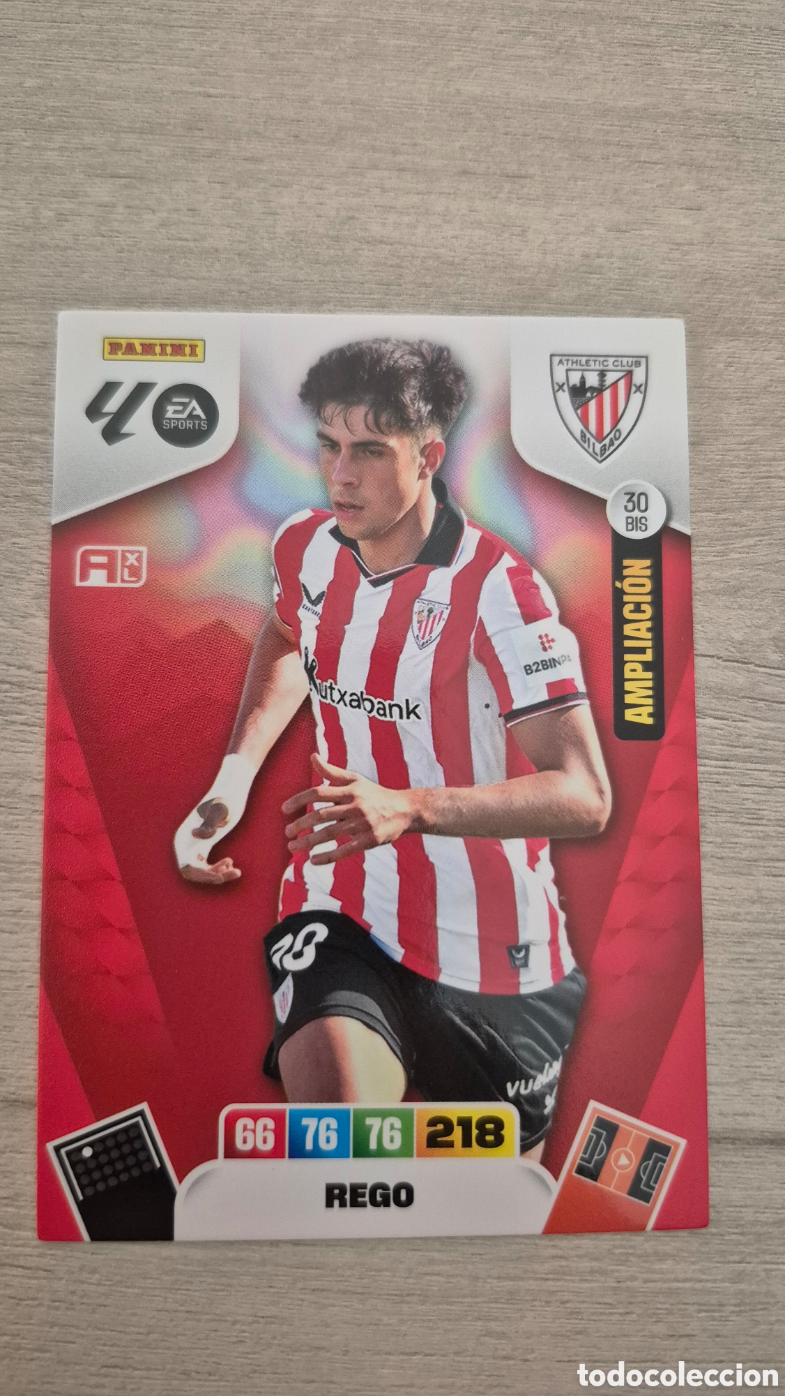 Fu&szlig;ball-Sticker: N&deg;30Bis Athletic Bilbao Rego Adrenalyn 25/26
