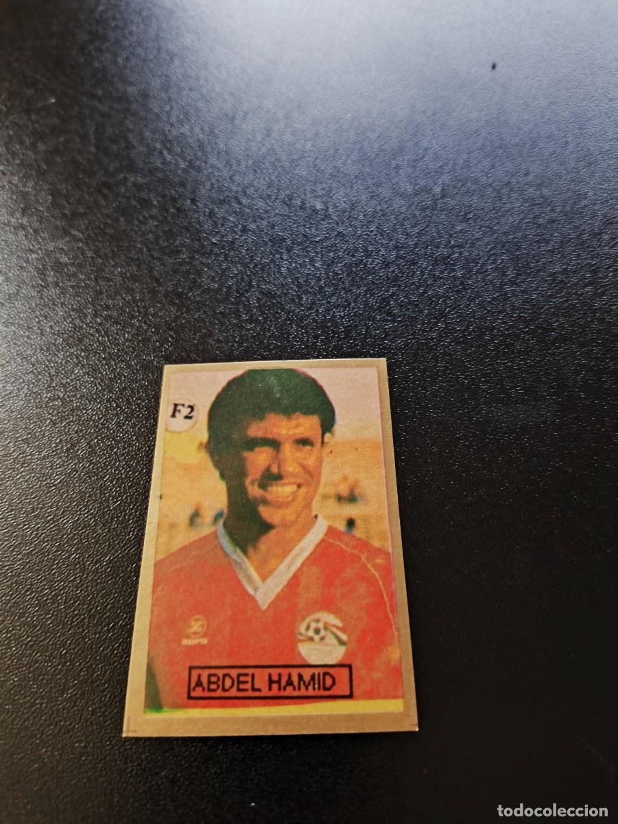 Fu&szlig;ball-Sticker: F2 ABDEL HAMID EGIPTO EGYPT REYAUCA WORLD CUP MUNDIAL ITALIA ITALY 1990 NO PANINI