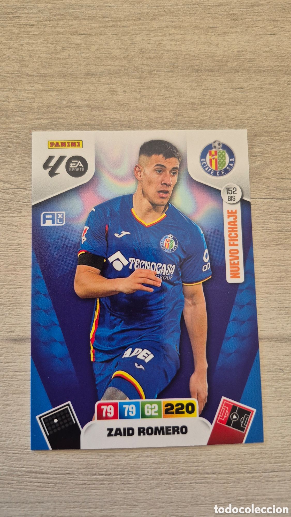 Fu&szlig;ball-Sticker: N&deg;152Bis Getafe Zaid Romero Adrenalyn 25/26
