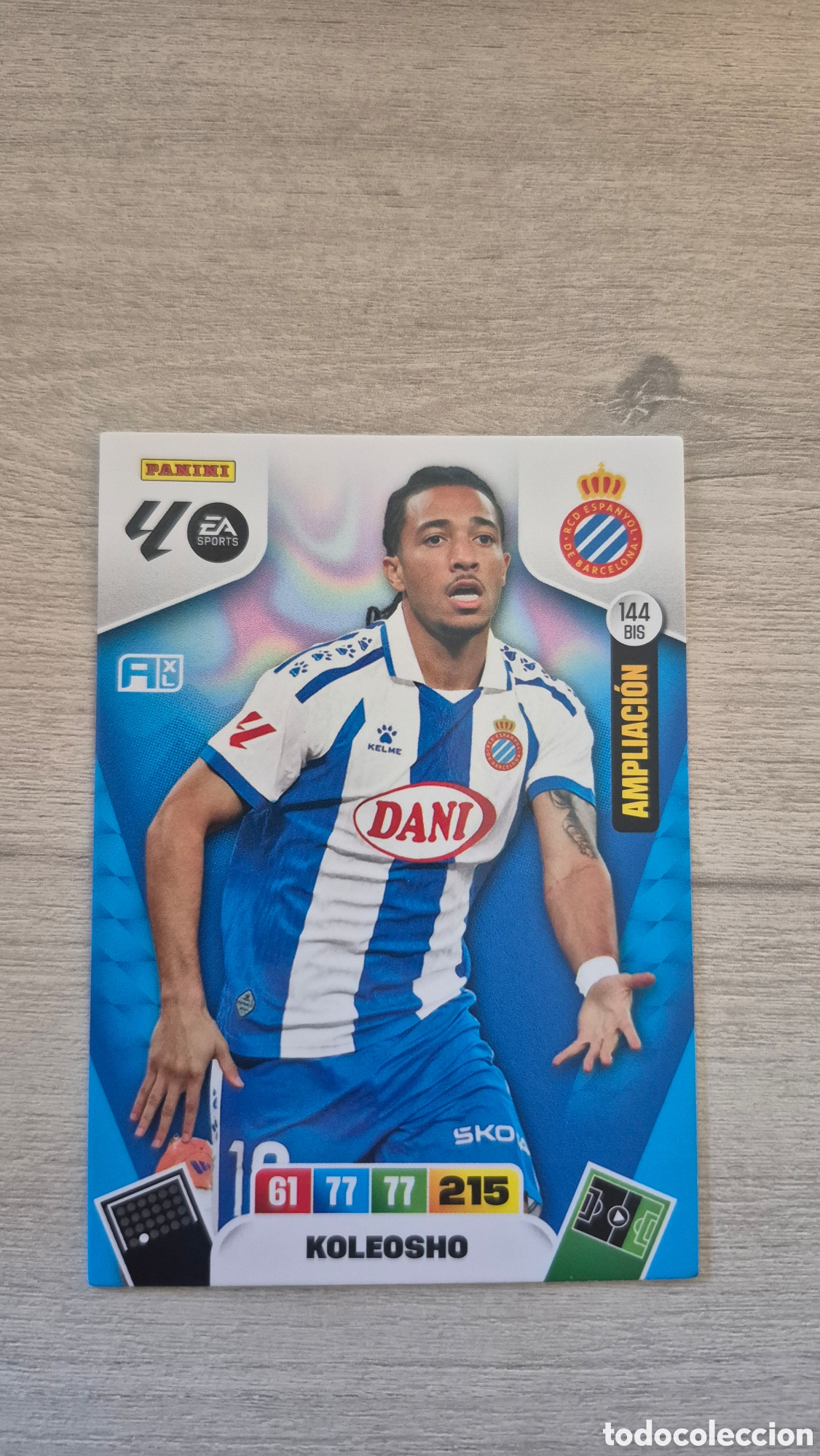 Fu&szlig;ball-Sticker: N&deg;144Bis Espanyol Koleosho Adrenalyn 25/26