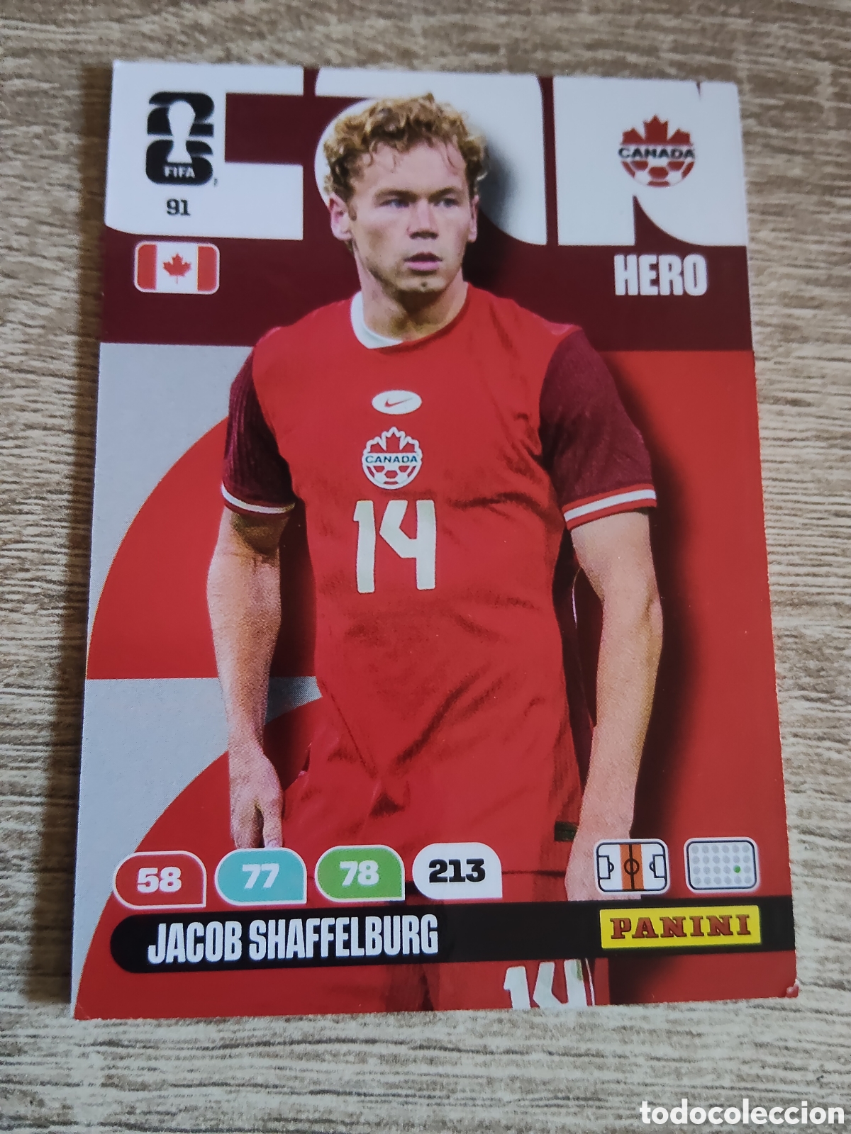 Fu&szlig;ball-Sticker: Panini Adrenalyn mundial 2026 91 Jacob Shaffelburg Canad&aacute;