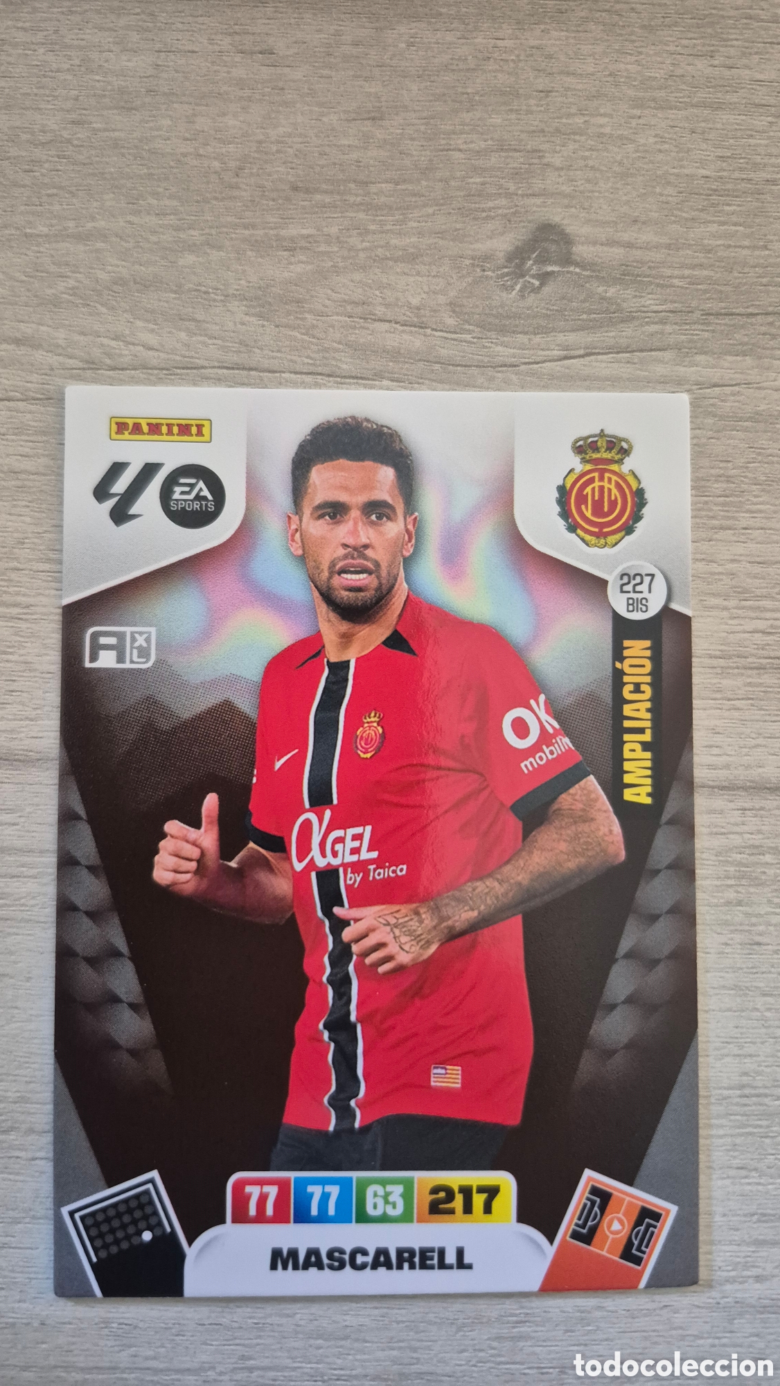 Cromos de F&uacute;tbol: N&deg;227Bis Mallorca Mascarell Adrenalyn 25/26