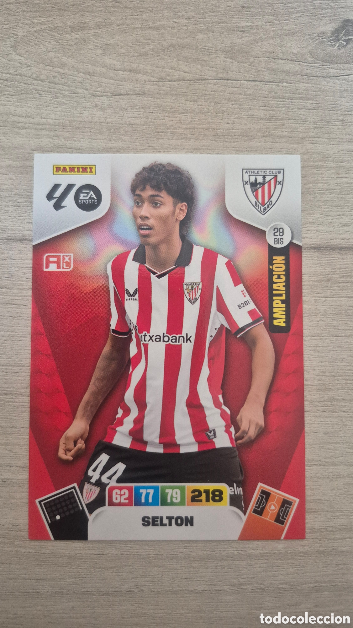 Cromos de F&uacute;tbol: N&deg;29Bis Athletic de Bilbao Selton Adrenalyn 25/26