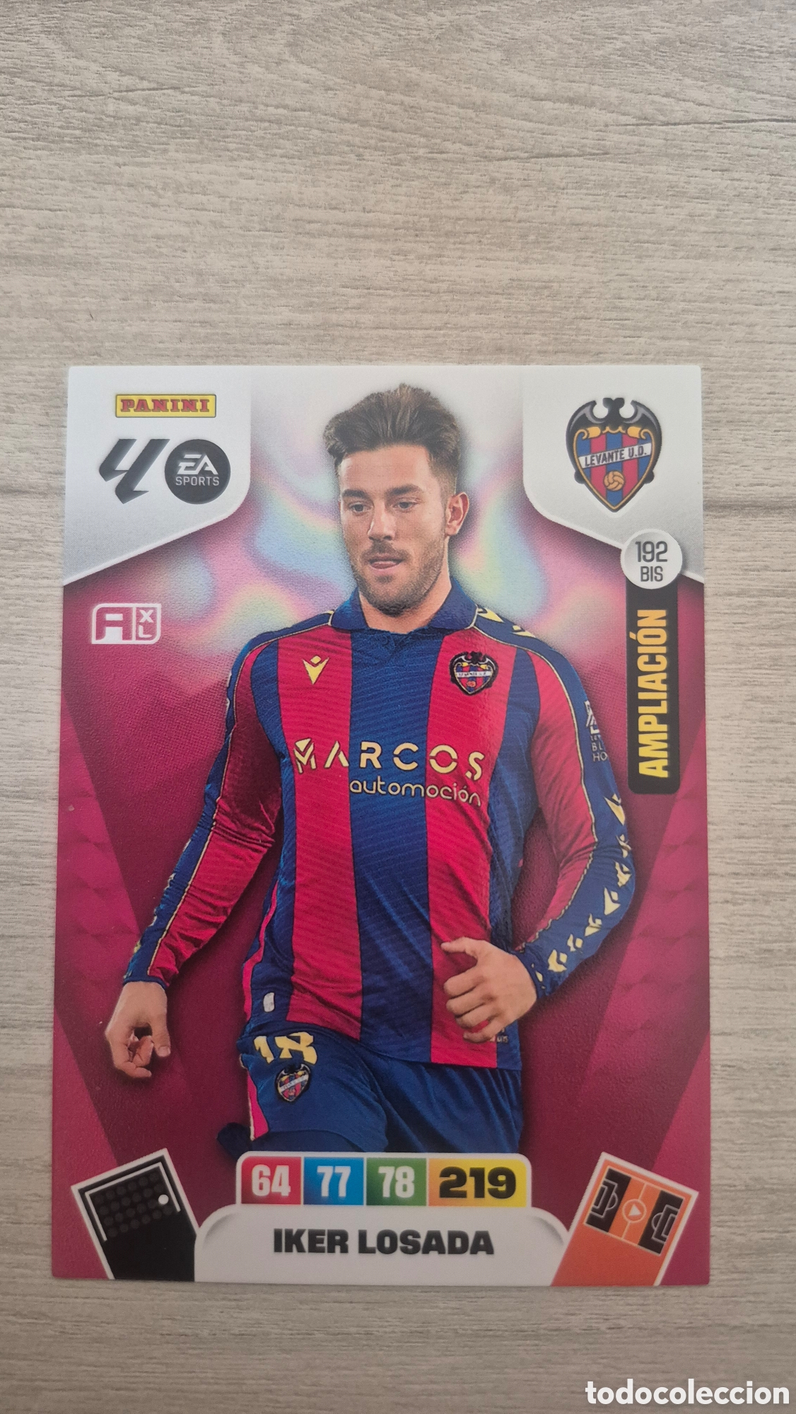 Cromos de F&uacute;tbol: N&deg;192Bis Levante Iker Losada Adrenalyn 25/26