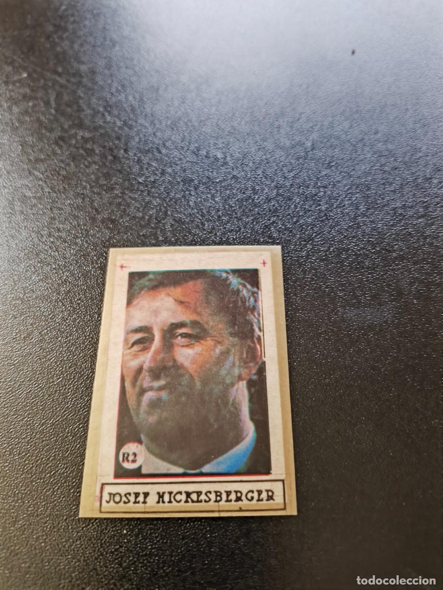 Cromos de F&uacute;tbol: R2 JOSEF NICKESBERGER AUSTRIA &Ouml;STERREIC COACH REYAUCA WORLD CUP MUNDIAL ITALIA ITALY 1990 NO PANINI