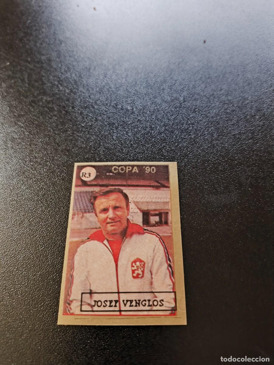 Cromos de F&uacute;tbol: R3 JOSEF VENGLOS CHECOSLOVAQUIA COACH REYAUCA WORLD CUP MUNDIAL ITALIA ITALY 1990 NO PANINI