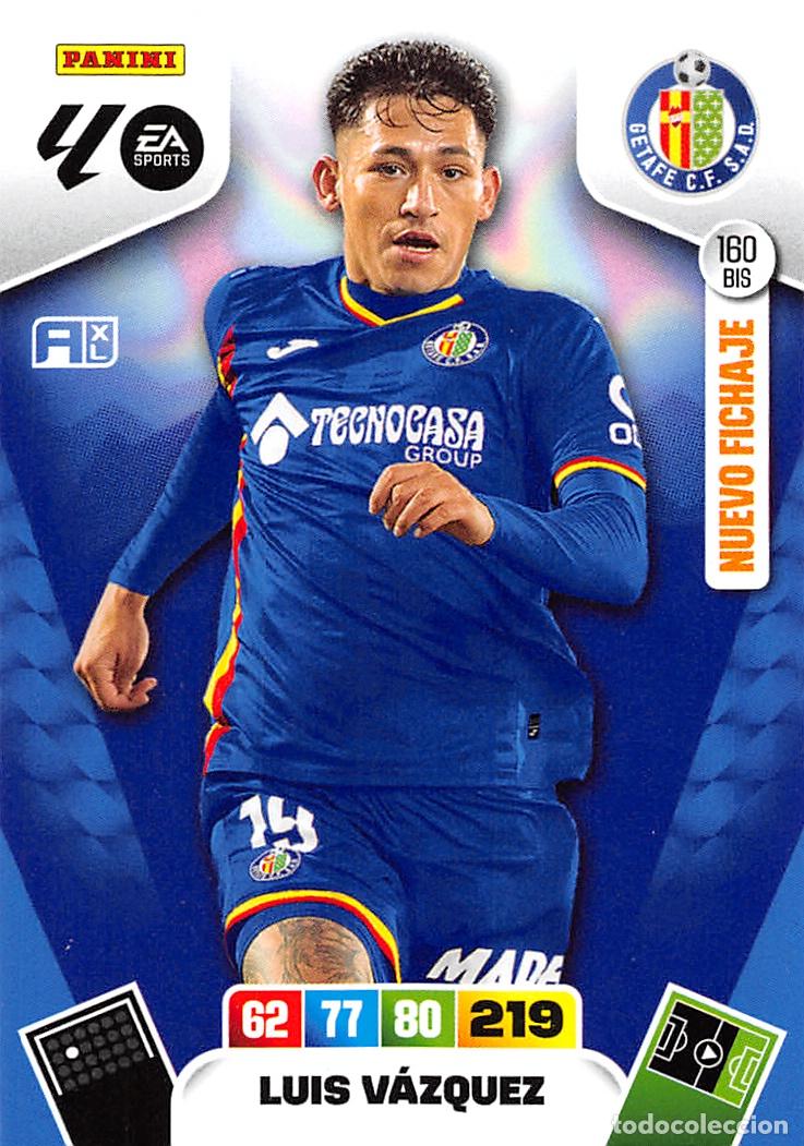 Cromos de F&uacute;tbol: PANINI ADRENALYN 25/26 2025/2026 #160 BIS LUIS VAZQUEZ (GETAFE C.F.)
