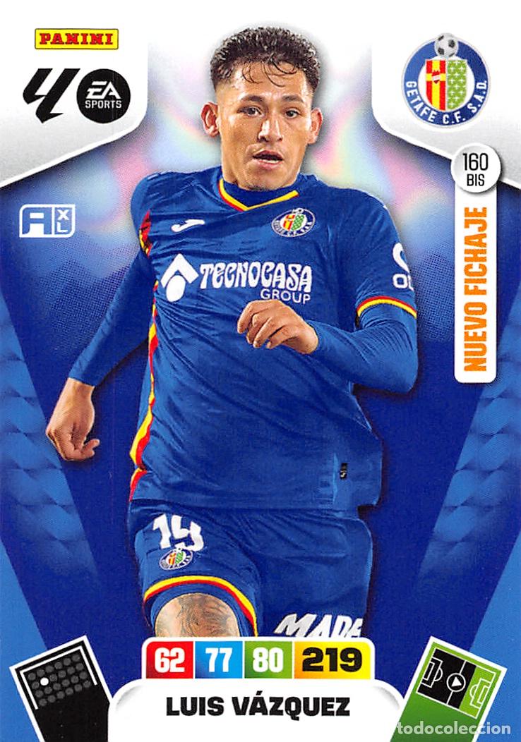 Cromos de F&uacute;tbol: PANINI ADRENALYN 25/26 2025/2026 #160 BIS LUIS VAZQUEZ (GETAFE C.F.)