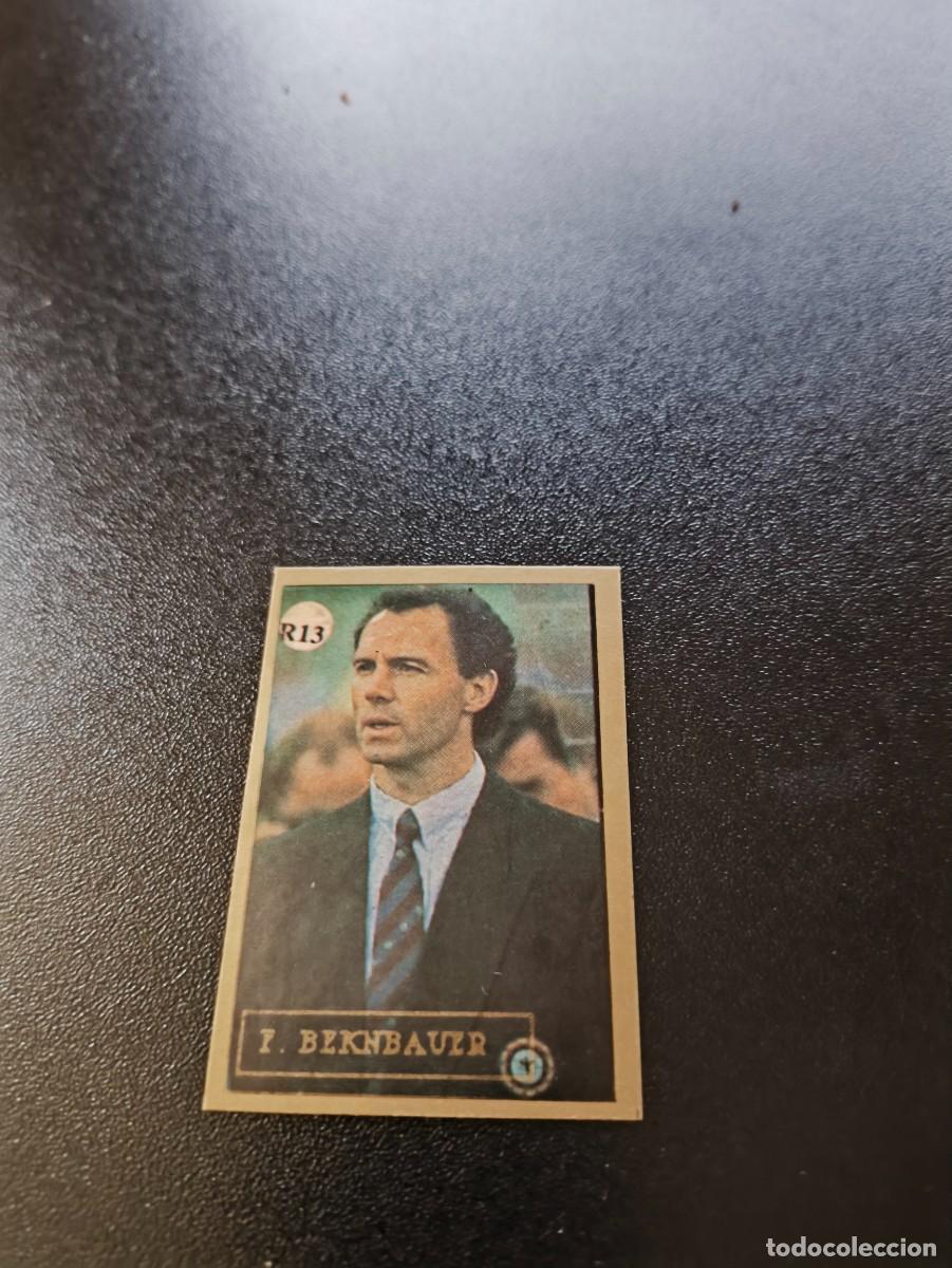 Cartes &agrave; collectionner de Football: R13 FRANK BEKENBAUER ALEMANIA GERMANY COACH REYAUCA WORLD CUP MUNDIAL ITALIA ITALY 1990 NO PANINI