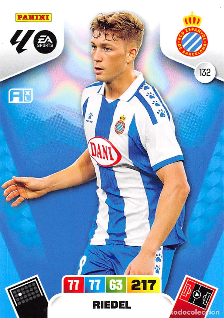 Cromos de F&uacute;tbol: PANINI ADRENALYN 25/26 2025/2026 #132 RIEDEL (R.C.D. ESPANYOL)