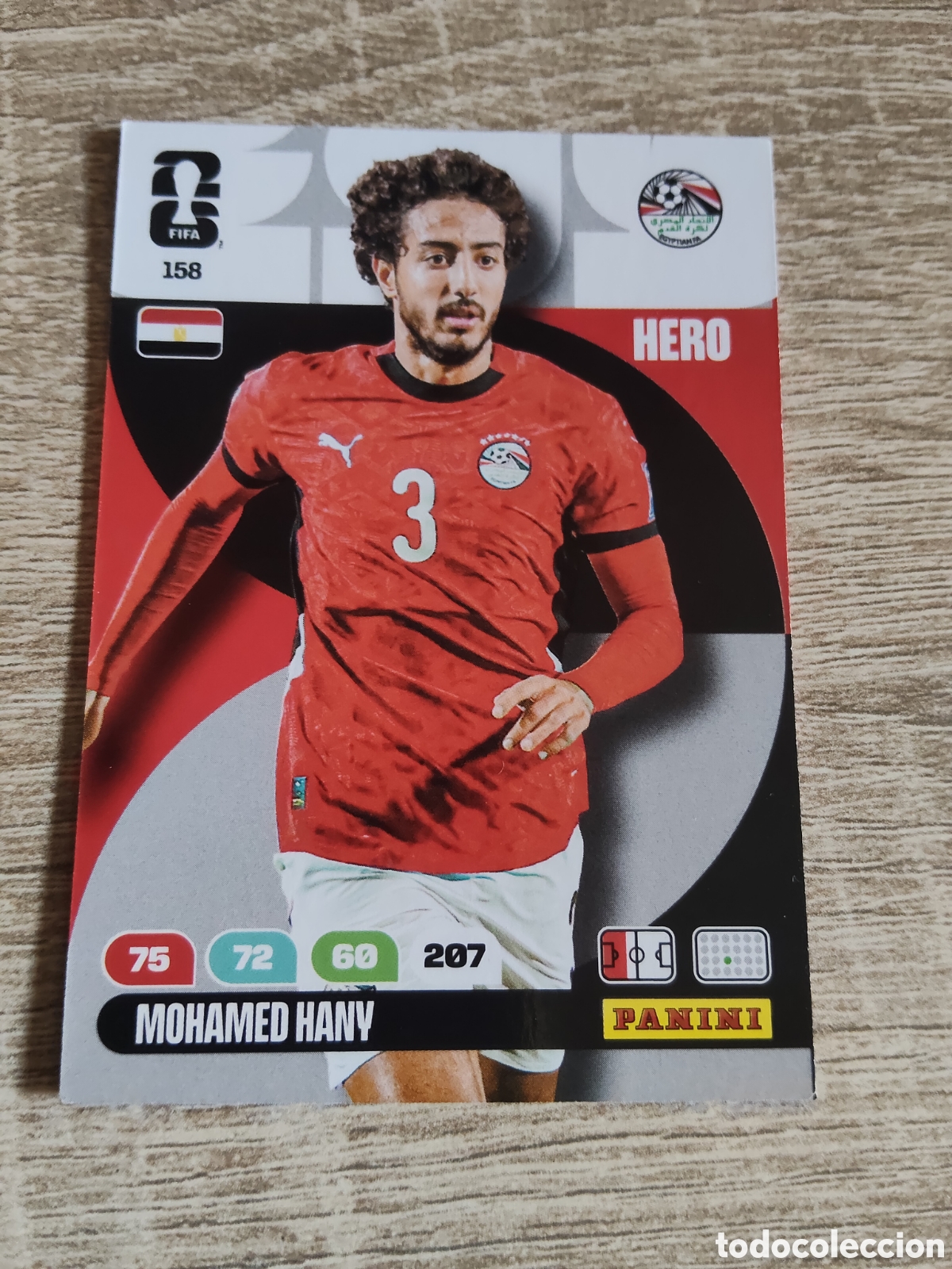 Cromos de F&uacute;tbol: Panini Adrenalyn mundial 2026 158 Mohamed Hany Egipto