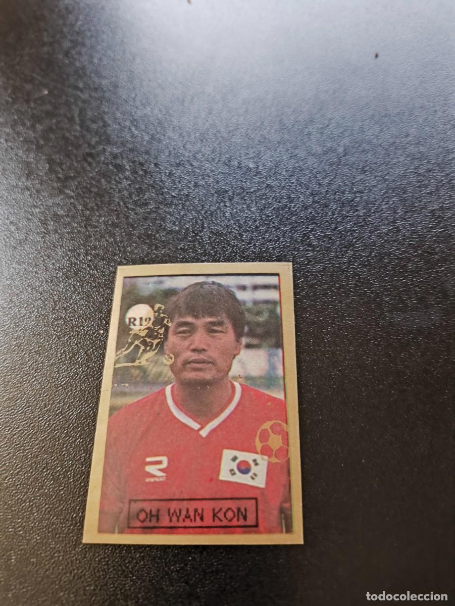 Cromos de F&uacute;tbol: R19 OH WAN KON KOREA DEL SUR SOUTH COACH REYAUCA WORLD CUP MUNDIAL ITALIA ITALY 1990 NO PANINI
