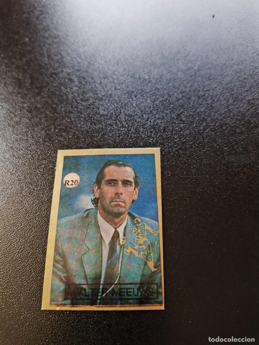 Cromos de F&uacute;tbol: R20 WALTER MEEUWS BELGICA BELGIUM COACH REYAUCA WORLD CUP MUNDIAL ITALIA ITALY 1990 NO PANINI