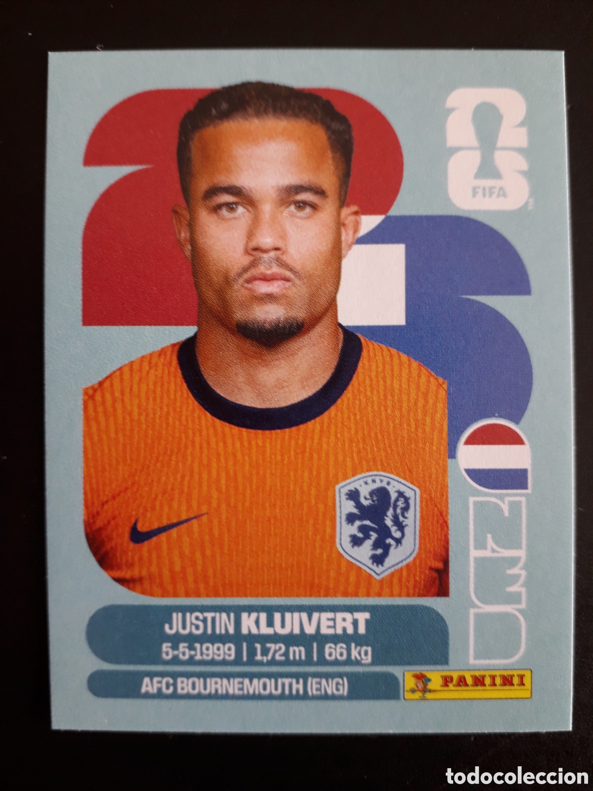 Cromos de F&uacute;tbol: KLUIVERT HOLANDA/PA&Iacute;SES BAJOS NED 16 MUNDIAL F&Uacute;TBOL 2026 FIFA WORLD CUP PANINI PEDIDO M&Iacute;NIMO 3&euro;