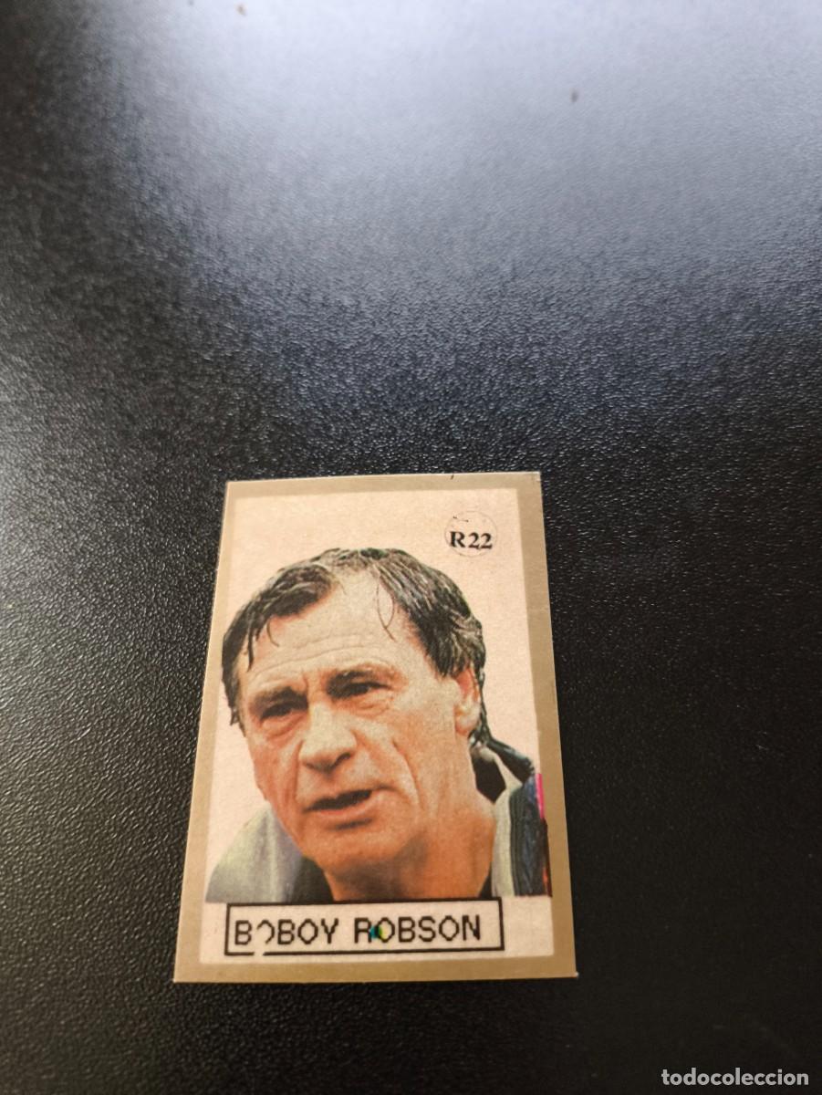 Cromos de F&uacute;tbol: R22 BOBBY ROBSON INGLATERRA ENGLAND COACH REYAUCA WORLD CUP MUNDIAL ITALIA ITALY 1990 NO PANINI
