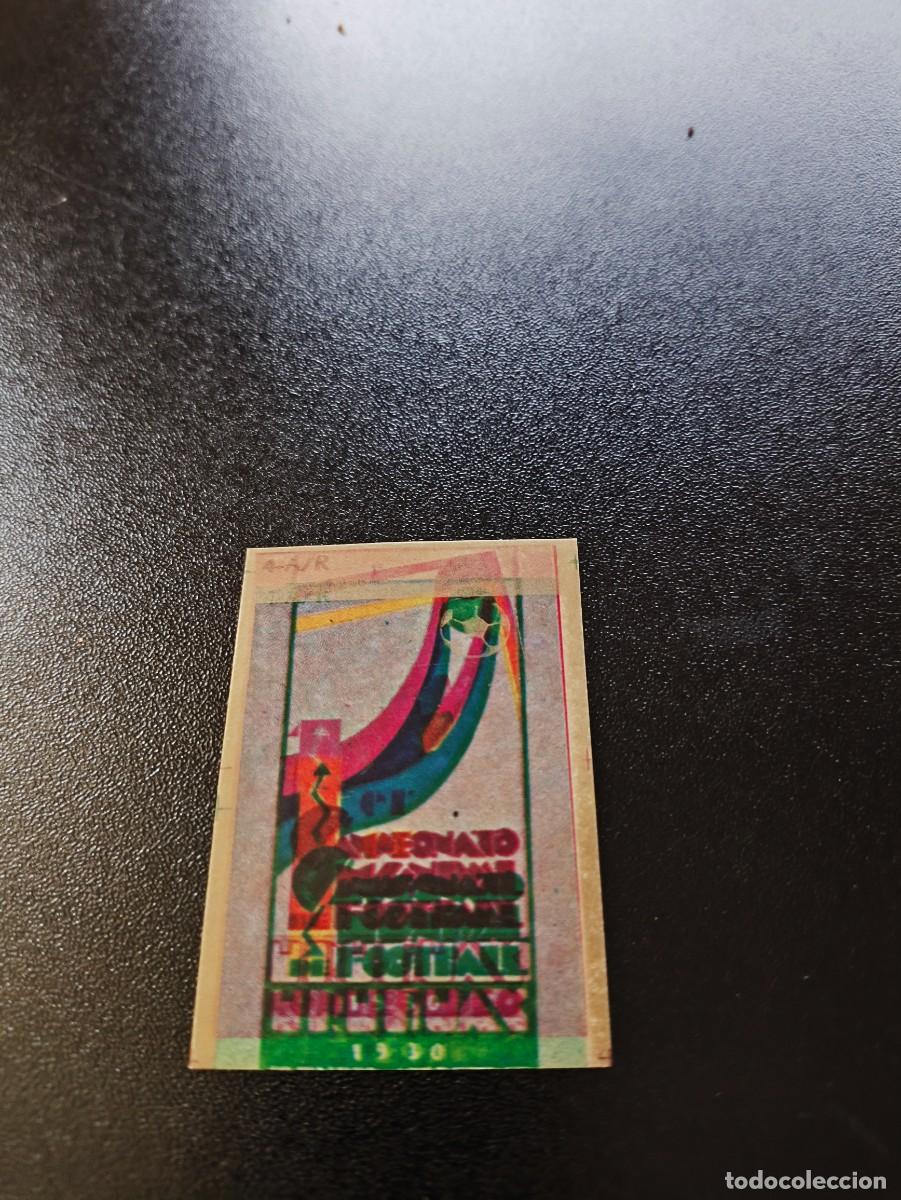 Cromos de F&uacute;tbol: 4-A/R PORTADA CARTEL MUNDIAL URUGUAY 1930 WORLD CUP MUNDIAL ITALIA ITALY 1990 NO PANINI