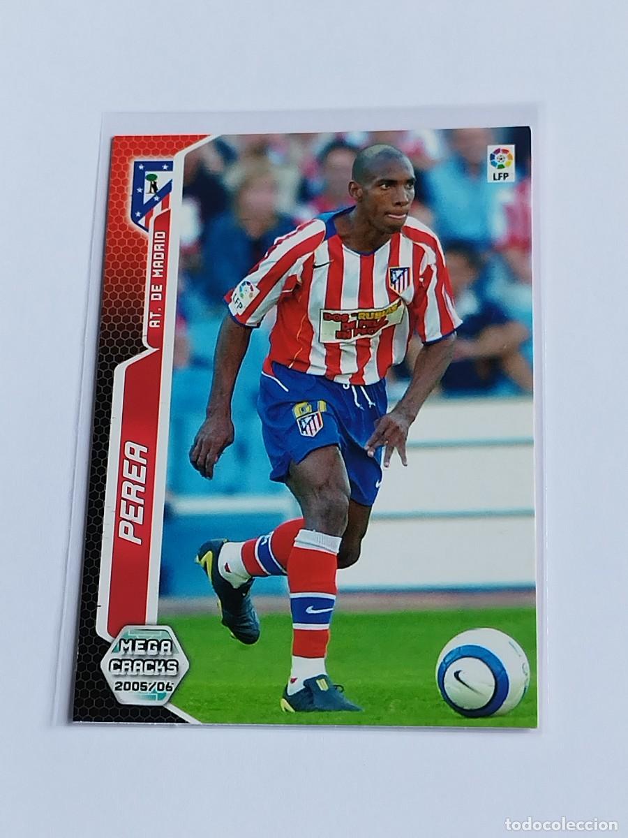 Cromos de Futebol: PEREA #41 ATL&Eacute;TICO DE MADRID - MEGACRACKS LA LIGA 2005 2006 - PANINI MGK 05 06 CROMO FUTBOL