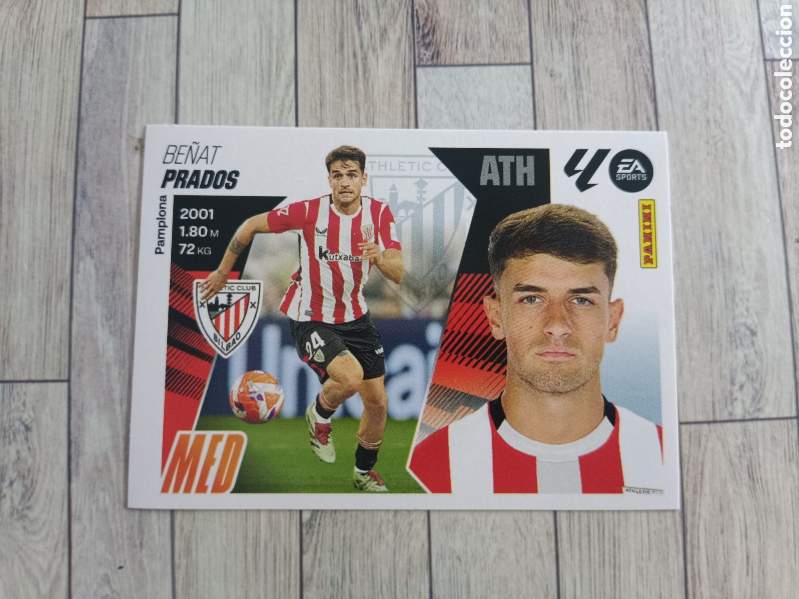 Cromos de Futebol: 12 PRADOS ATHLETIC DE BILBAO LIGA ESTE 2025 2026 PANINI 25 26 SIN PEGAR