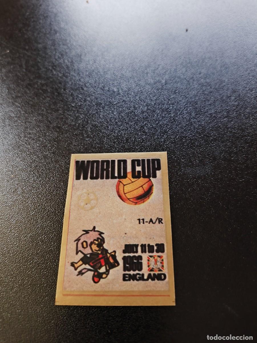 Football Stickers: 11-A/R PORTADA CARTEL MUNDIAL INGLATERRA 1966 WORLD CUP MUNDIAL ITALIA ITALY 1990 NO PANINI