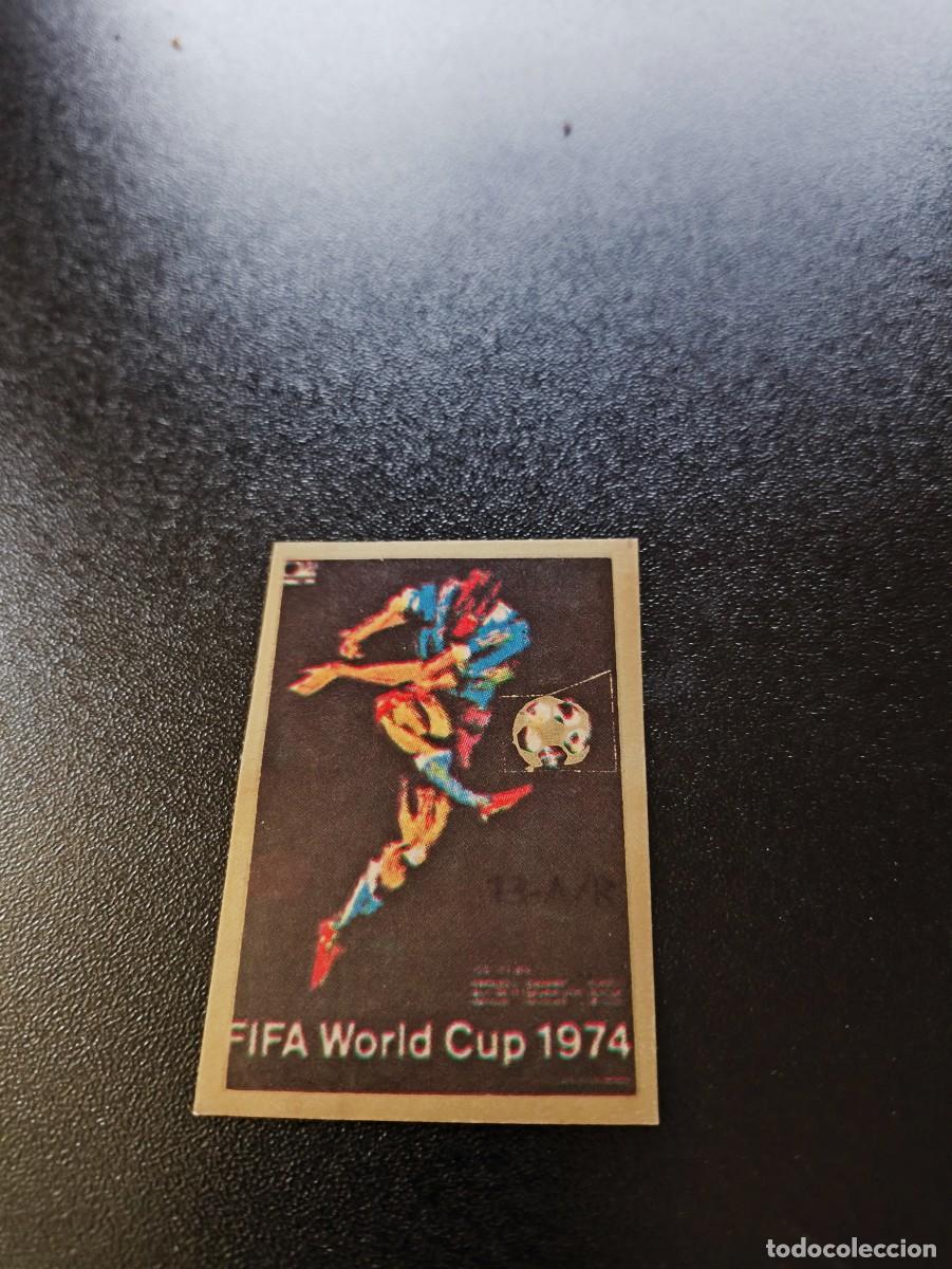 Fu&szlig;ball-Sticker: 13-A/R PORTADA CARTEL MUNDIAL ALEMANIA 1974 WORLD CUP MUNDIAL ITALIA ITALY 1990 NO PANINI