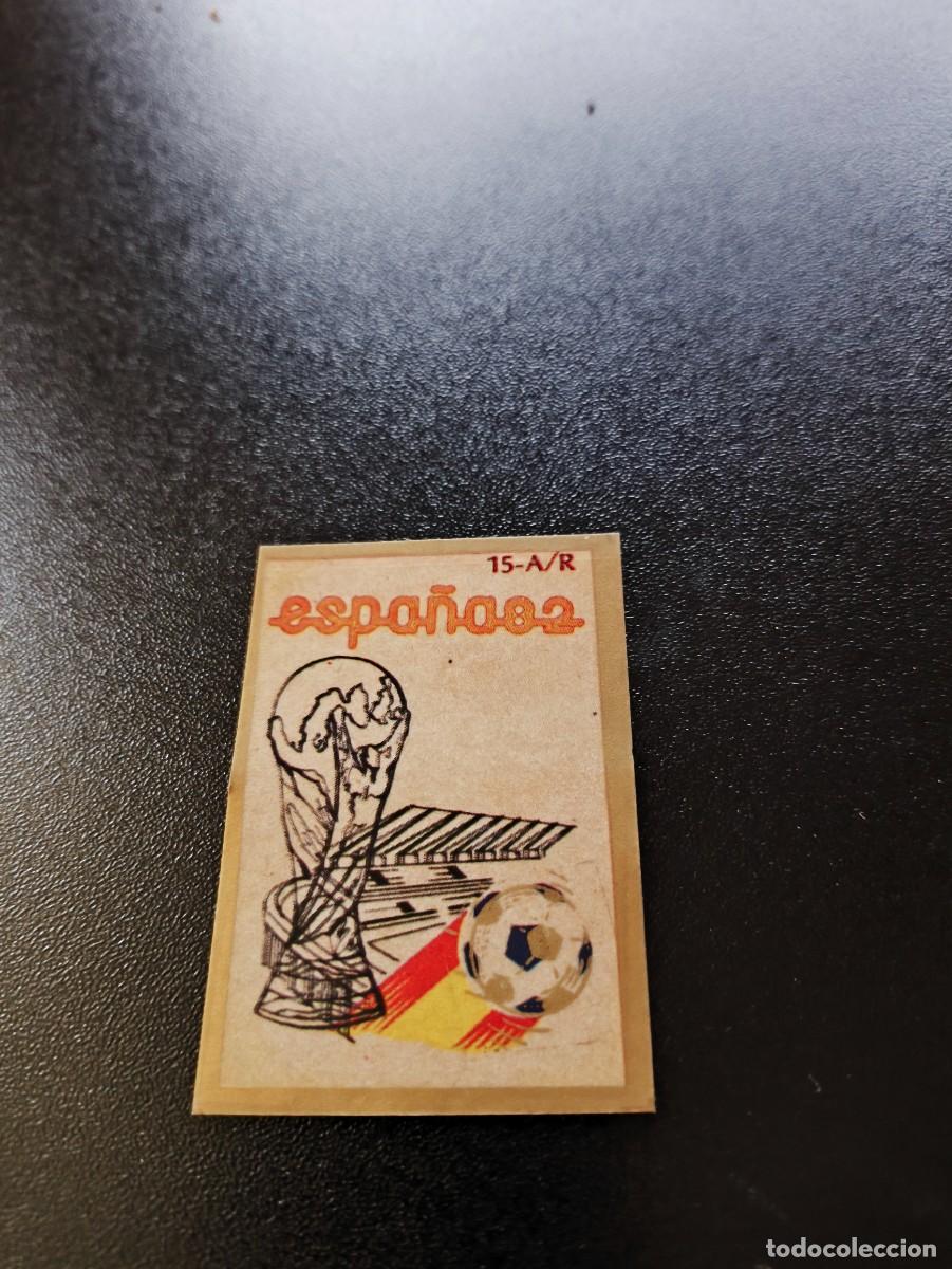 Fu&szlig;ball-Sticker: 15-A/R PORTADA CARTEL MUNDIAL ESPA&Ntilde;A 1982 WORLD CUP MUNDIAL ITALIA ITALY 1990 NO PANINI