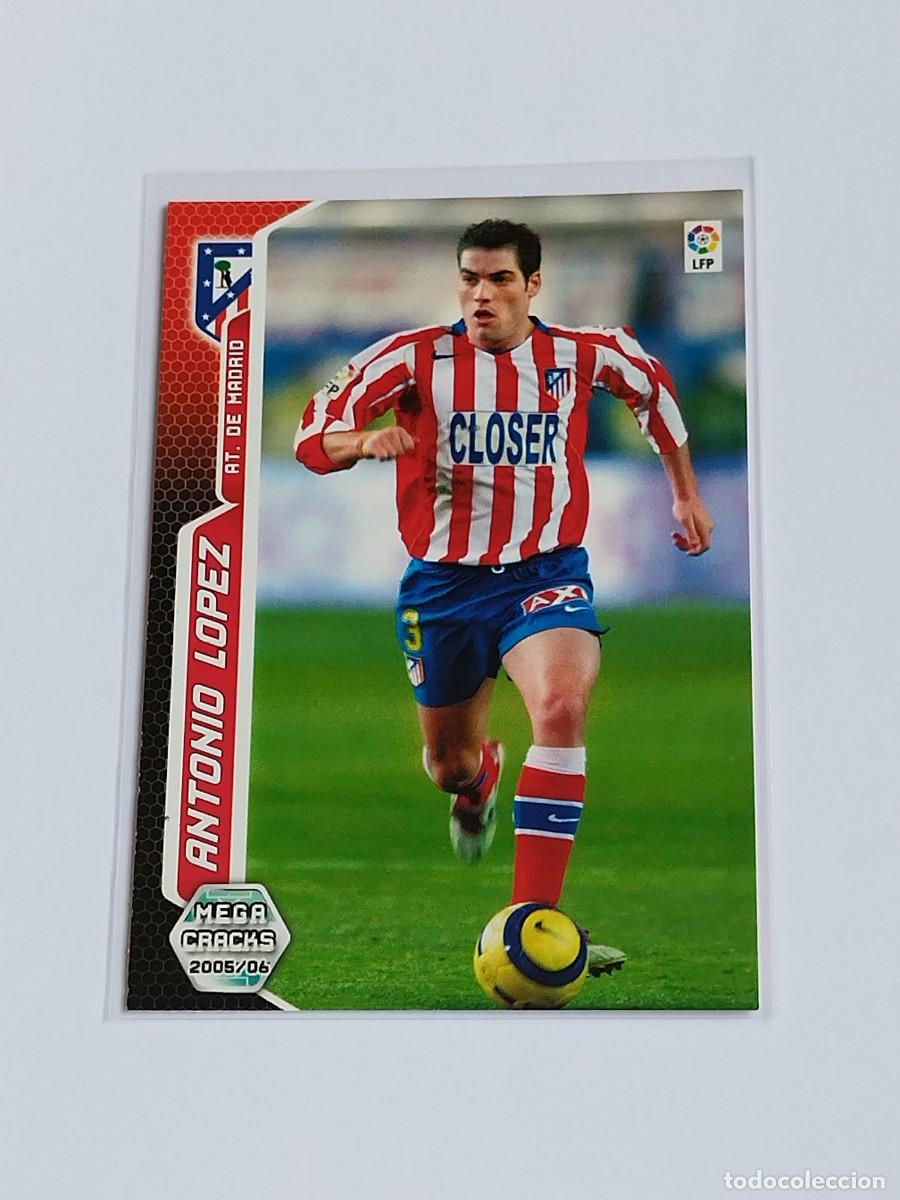 Figurine di Calcio: ANTONIO LOPEZ #44 ATL&Eacute;TICO DE MADRID - MEGACRACKS LA LIGA 2005 2006 - PANINI MGK 05 06 CROMO FUTBOL