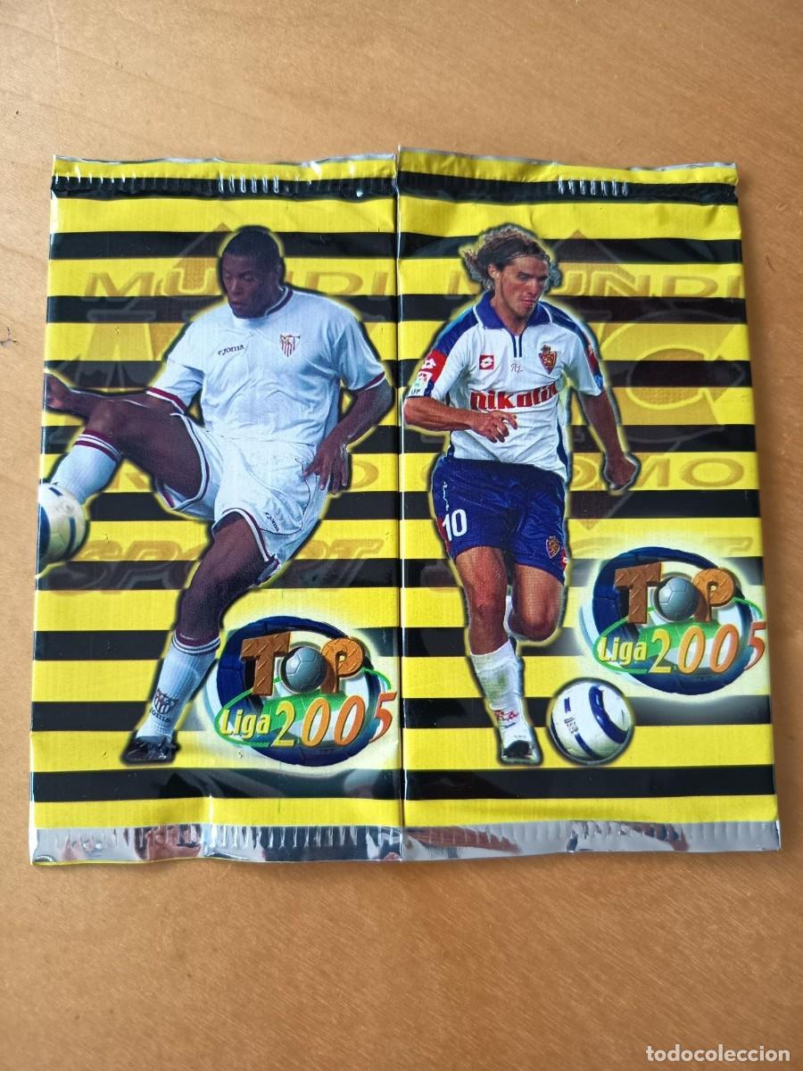 Cromos de Futebol: 2 SOBRES DISTINTOS SELLADOS TOP LIGA 2005 (POSIBILIDAD MESSI ROOKIE 195)