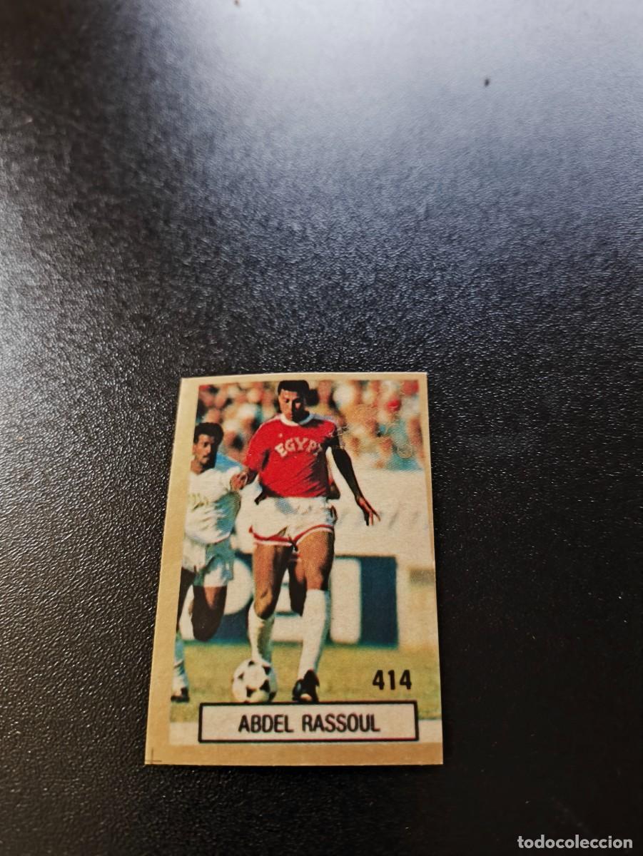 Cromos de Futebol: 414 ABDEL RASSOUL EGIPTO EGYPT WORLD CUP MUNDIAL ITALIA ITALY 1990 NO PANINI