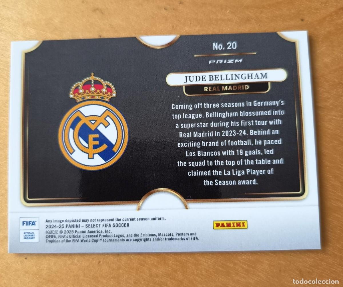 Cromos de f&uacute;tbol: BELLINGHAM PANINI SELECT 2024/25 REFRACTOR SILVER - Foto 2
