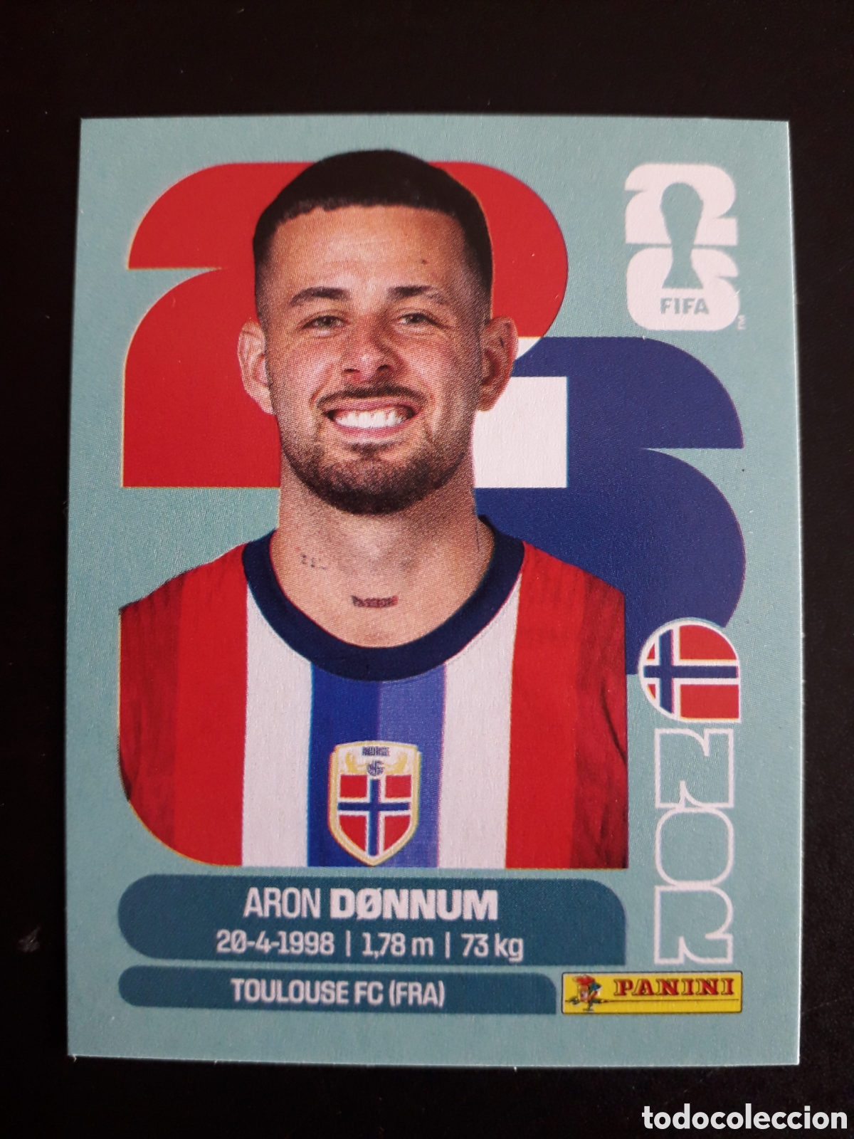 Figurine di Calcio: D&Oslash;NNUM NORUEGA NOR 17 MUNDIAL F&Uacute;TBOL 2026 FIFA WORLD CUP PANINI SIN PEGAR PEDIDO M&Iacute;NIMO 3&euro;