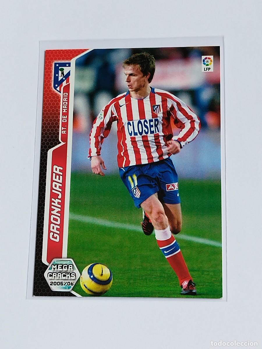 Fu&szlig;ball-Sticker: GRONKJAER BAJA #50 ATL&Eacute;TICO DE MADRID - MEGACRACKS LA LIGA 2005 2006 - PANINI MGK 05 06 CROMO FUTBOL