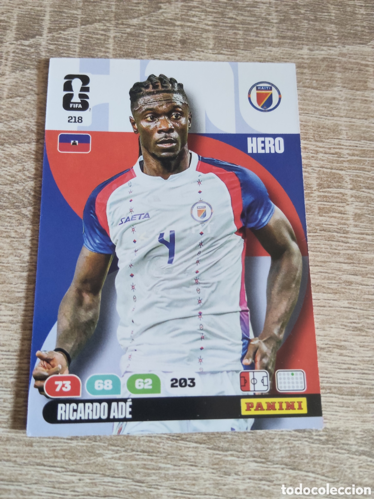 Football Stickers: Panini Adrenalyn mundial 2026 218 Ricardo Ade Hait&iacute;