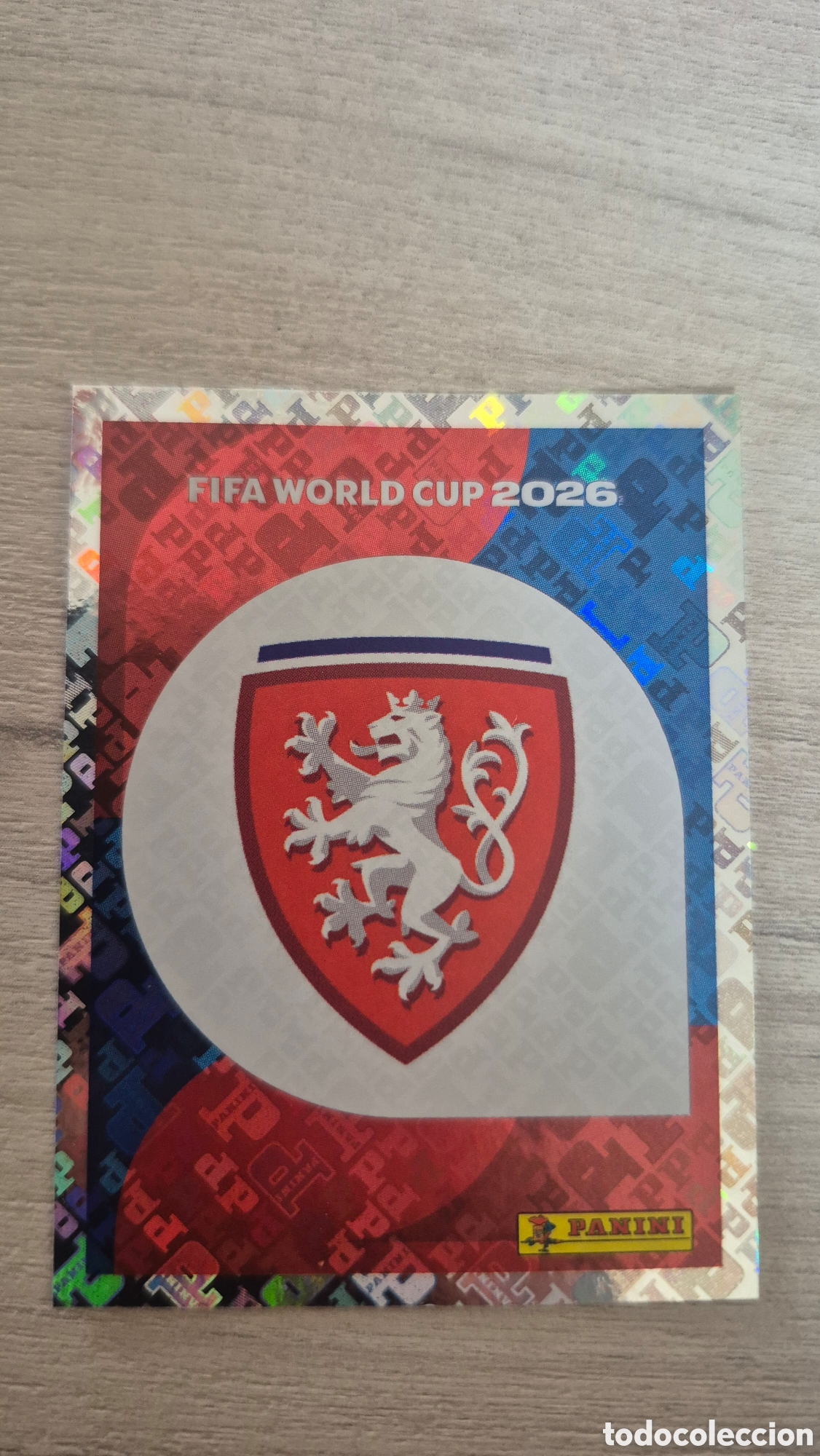 Football Stickers: CZE1 Escudo Rep&uacute;blica Checa FIFA World Cup 2026