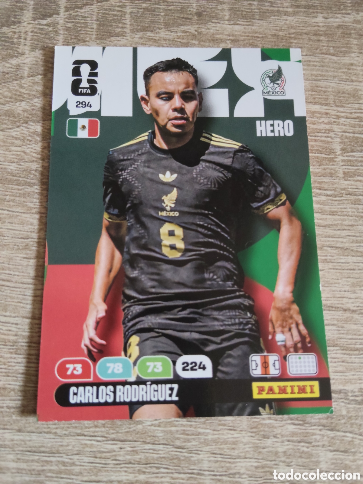 Football Stickers: Panini Adrenalyn mundial 294 Carlos Rodr&iacute;guez M&eacute;xico