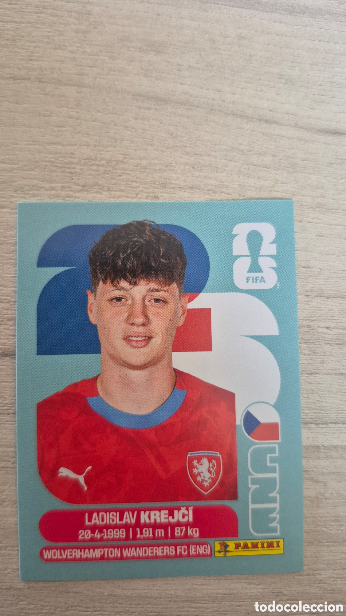 Football Stickers: CZE4 Krejč&iacute; FIFA World Cup 2026