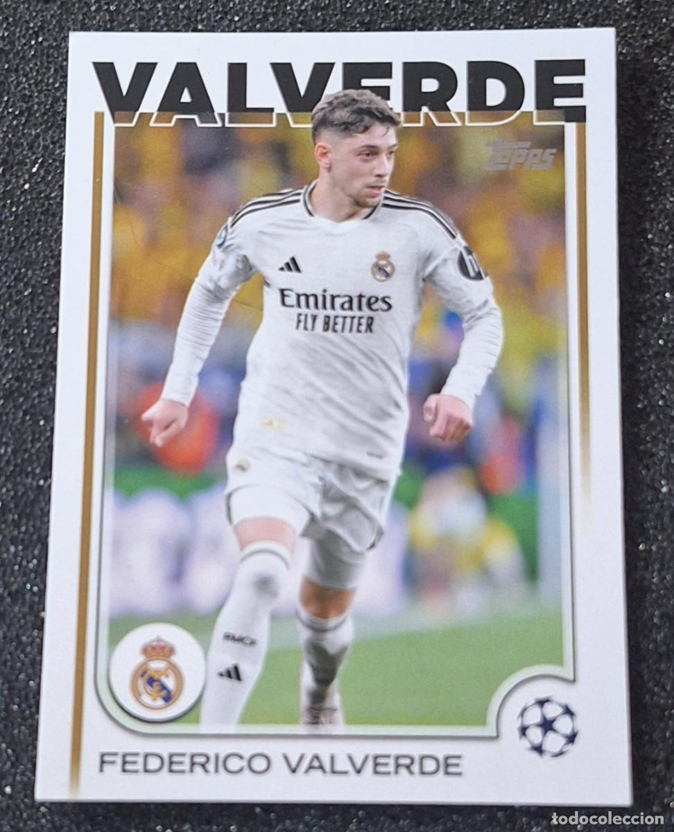 Football Stickers: Federico Valverde Real Madrid Topps Champions League Soccer